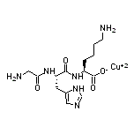 Copper(II) (S)-6-Amino-2-[(S)-2-(2-aminoacetamido)-3-(1H-imidazol-5-yl)propanamido]hexanoate