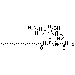 (S)-2-[(S)-1-[(S)-5-Amino-5-oxo-2-(2-palmitamidoacetamido)pentanoyl]pyrrolidine-2-carboxamido]-5-[(diaminomethylene)amino]pentanoic Acid