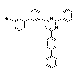 2-(4-Biphenylyl)-4-(3’-bromo-3-biphenylyl)-6-phenyl-1,3,5-triazine