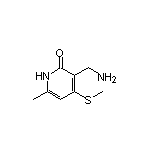 3-(Aminomethyl)-6-methyl-4-(methylthio)pyridin-2(1H)-one