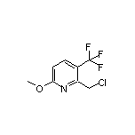 2-(Chloromethyl)-6-methoxy-3-(trifluoromethyl)pyridine