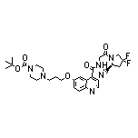 (S)-6-[3-(4-Boc-1-piperazinyl)propoxy]-N-[2-(2-cyano-4,4-difluoro-1-pyrrolidinyl)-2-oxoethyl]quinoline-4-carboxamide