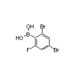 2,4-Dibromo-6-fluorophenylboronic Acid
