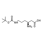 (S)-3-Amino-6-(Boc-amino)hexanoic Acid