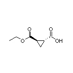 (1R,2R)-2-(Ethoxycarbonyl)cyclopropanecarboxylic Acid