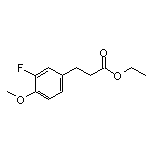 Ethyl 3-(3-Fluoro-4-methoxyphenyl)propanoate