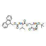 (S)-3-[[(S)-2-(Fmoc-amino)-3-methylbutanoyl]oxy]-2-(Boc-amino)propanoic Acid
