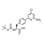 (S)-2-(Boc-amino)-3-[4-(2-amino-6-chloro-4-pyrimidinyl)phenyl]propanoic Acid