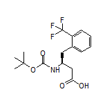 (S)-3-(Boc-amino)-4-[2-(trifluoromethyl)phenyl]butanoic Acid
