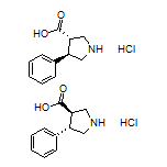 trans-4-Phenylpyrrolidine-3-carboxylic Acid Hydrochloride