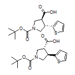trans-1-Boc-4-(2-thienyl)pyrrolidine-3-carboxylic Acid