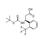 (S)-3-(Boc-amino)-3-[2-(trifluoromethyl)phenyl]propanoic Acid