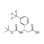 (S)-3-(Boc-amino)-3-[3-(trifluoromethyl)phenyl]propanoic Acid