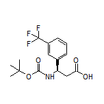 (R)-3-(Boc-amino)-3-[3-(trifluoromethyl)phenyl]propanoic Acid
