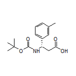 (S)-3-(Boc-amino)-3-(m-tolyl)propanoic Acid