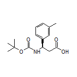 (R)-3-(Boc-amino)-3-(m-tolyl)propanoic Acid