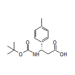 (S)-3-(Boc-amino)-3-(p-tolyl)propanoic Acid