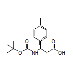 (R)-3-(Boc-amino)-3-(p-tolyl)propanoic Acid