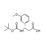 (S)-3-(Boc-amino)-3-(3-methoxyphenyl)propanoic Acid