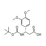 (S)-3-(Boc-amino)-3-(3,4-dimethoxyphenyl)propanoic Acid