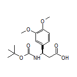 (R)-3-(Boc-amino)-3-(3,4-dimethoxyphenyl)propanoic Acid