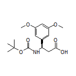 (R)-3-(Boc-amino)-3-(3,5-dimethoxyphenyl)propanoic Acid