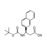 (R)-3-(Boc-amino)-3-(2-naphthyl)propanoic Acid