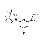 3-Fluoro-5-(1-pyrrolidinyl)phenylboronic Acid Pinacol Ester