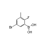 5-Bromo-2-fluoro-3-methylphenylboronic Acid