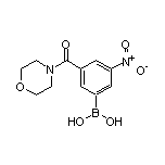3-(morpholine-4-carbonyl)-5-nitrophenylboronic Acid