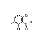 6-Bromo-2-chloro-3-methylphenylboronic Acid