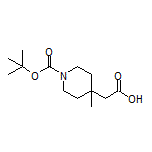 1-Boc-4-methylpiperidine-4-acetic Acid