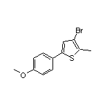 3-Bromo-5-(4-methoxyphenyl)-2-methylthiophene