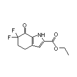 Ethyl 6,6-Difluoro-7-oxo-4,5,6,7-tetrahydro-1H-indole-2-carboxylate