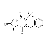 Benzyl (2R,3R,4S)-1-Boc-3-fluoro-4-hydroxypyrrolidine-2-carboxylate