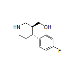 [(3S,4R)-4-(4-Fluorophenyl)piperidin-3-yl]methanol