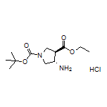 Ethyl (3R,4S)-1-Boc-4-aminopyrrolidine-3-carboxylate Hydrochloride