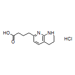 4-(5,6,7,8-Tetrahydro-1,8-naphthyridin-2-yl)butanoic Acid Hydrochloride