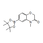 4-Methyl-3-oxo-3,4-dihydro-2H-benzo[b][1,4]oxazine-6-boronic Acid Pinacol Ester