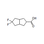 5,5-Difluorooctahydropentalene-2-carboxylic Acid