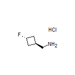 (trans-3-Fluorocyclobutyl)methanamine Hydrochloride