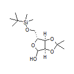 (3aR,6R,6aR)-6-[[(tert-Butyldimethylsilyl)oxy]methyl]-2,2-dimethyltetrahydrofuro[3,4-d][1,3]dioxol-4-ol