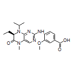 (R)-4-[(7-Ethyl-8-isopropyl-5-methyl-6-oxo-5,6,7,8-tetrahydropteridin-2-yl)amino]-3-methoxybenzoic Acid