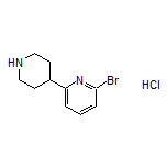 2-Bromo-6-(4-piperidyl)pyridine Hydrochloride