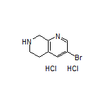 3-Bromo-5,6,7,8-tetrahydro-1,7-naphthyridine Dihydrochloride