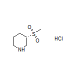 (S)-3-(Methylsulfonyl)piperidine Hydrochloride
