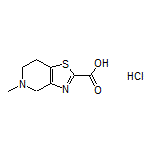 5-Methyl-4,5,6,7-tetrahydrothiazolo[4,5-c]pyridine-2-carboxylic Acid Hydrochloride