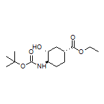 Ethyl (1R,3R,4R)-4-(Boc-amino)-3-hydroxycyclohexanecarboxylate