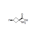 cis-1-Amino-3-fluorocyclobutanecarboxylic Acid