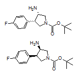 cis-1-Boc-3-amino-4-(4-fluorophenyl)pyrrolidine